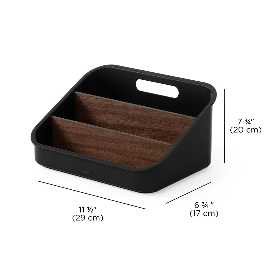 Bellwood Packet Organizer Black/Walnut