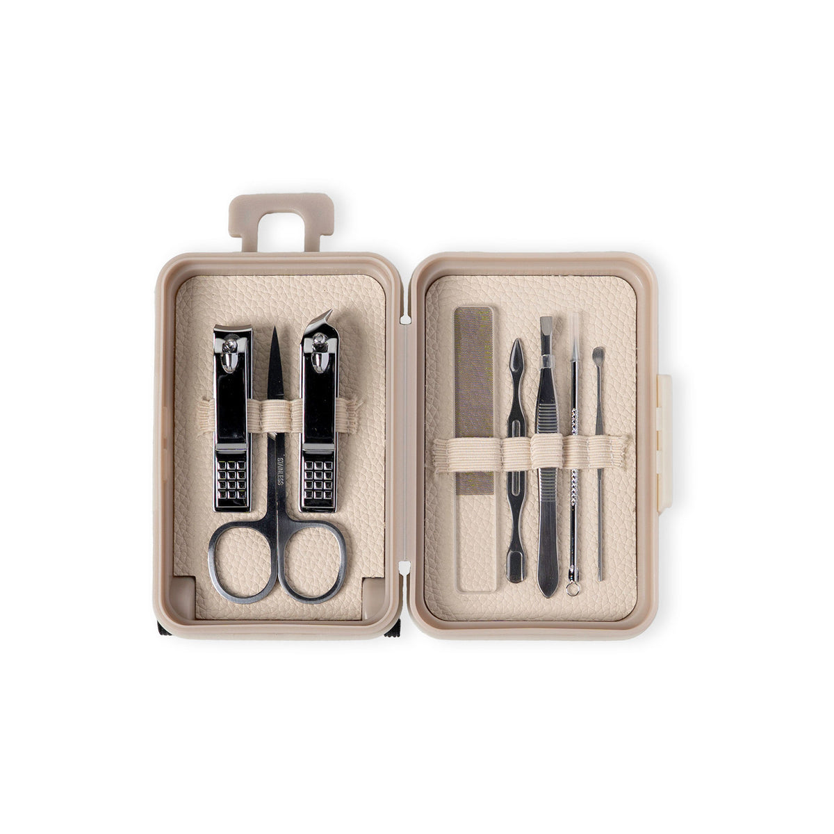 Modern Monkey Runway Ready Nail Care Carry-On Beige