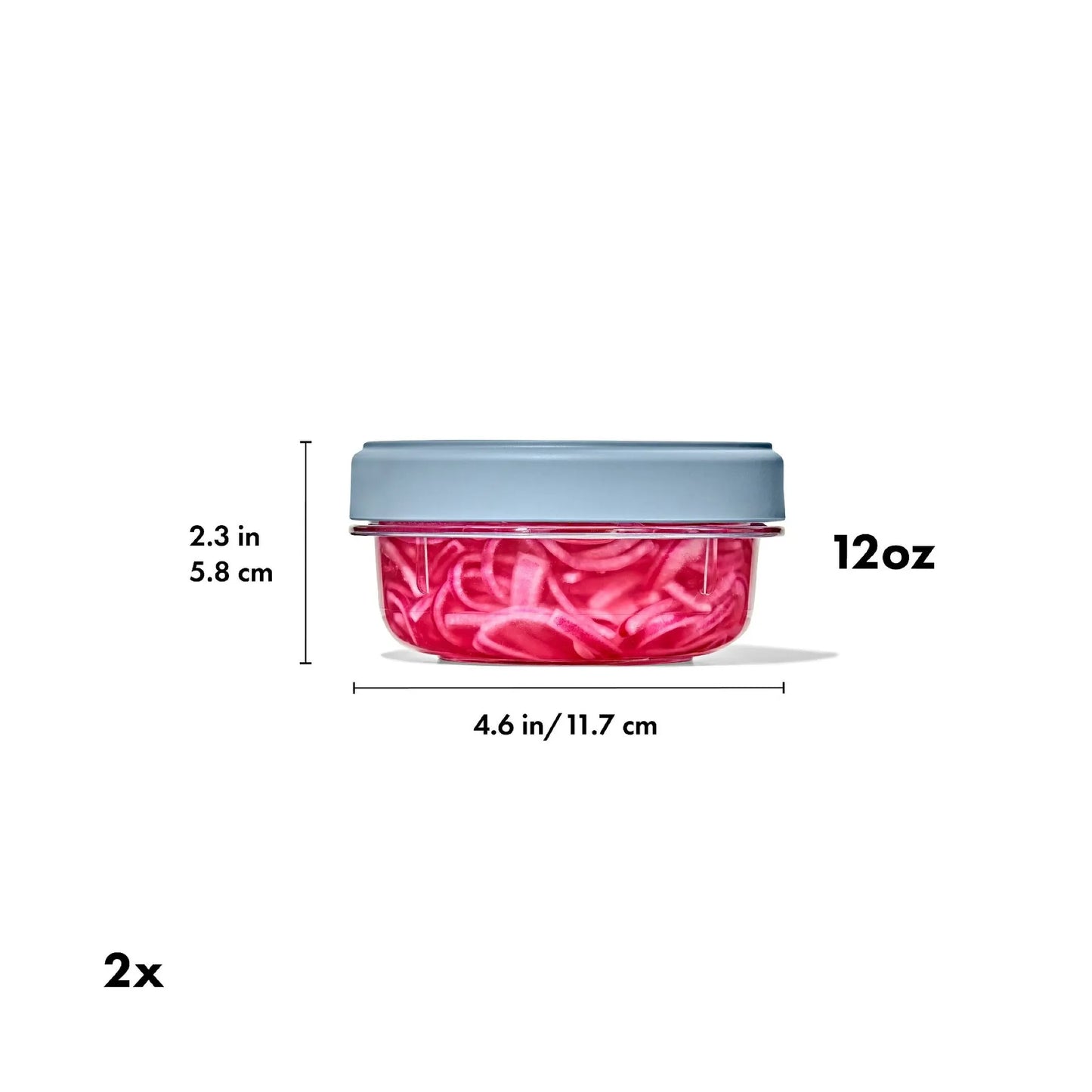Twist & Stack Container (12 oz) – 2-Pack