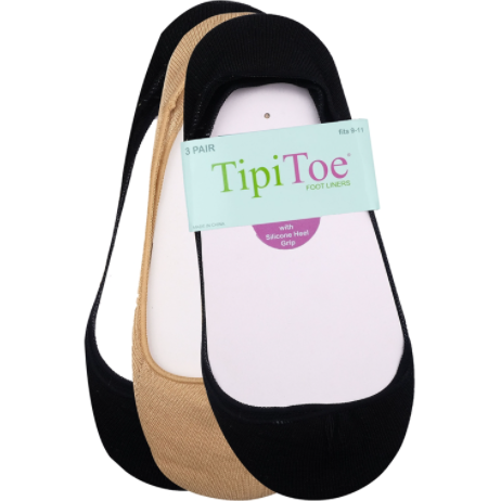 Women's Foot Liners with Gel Silicone 3 pair