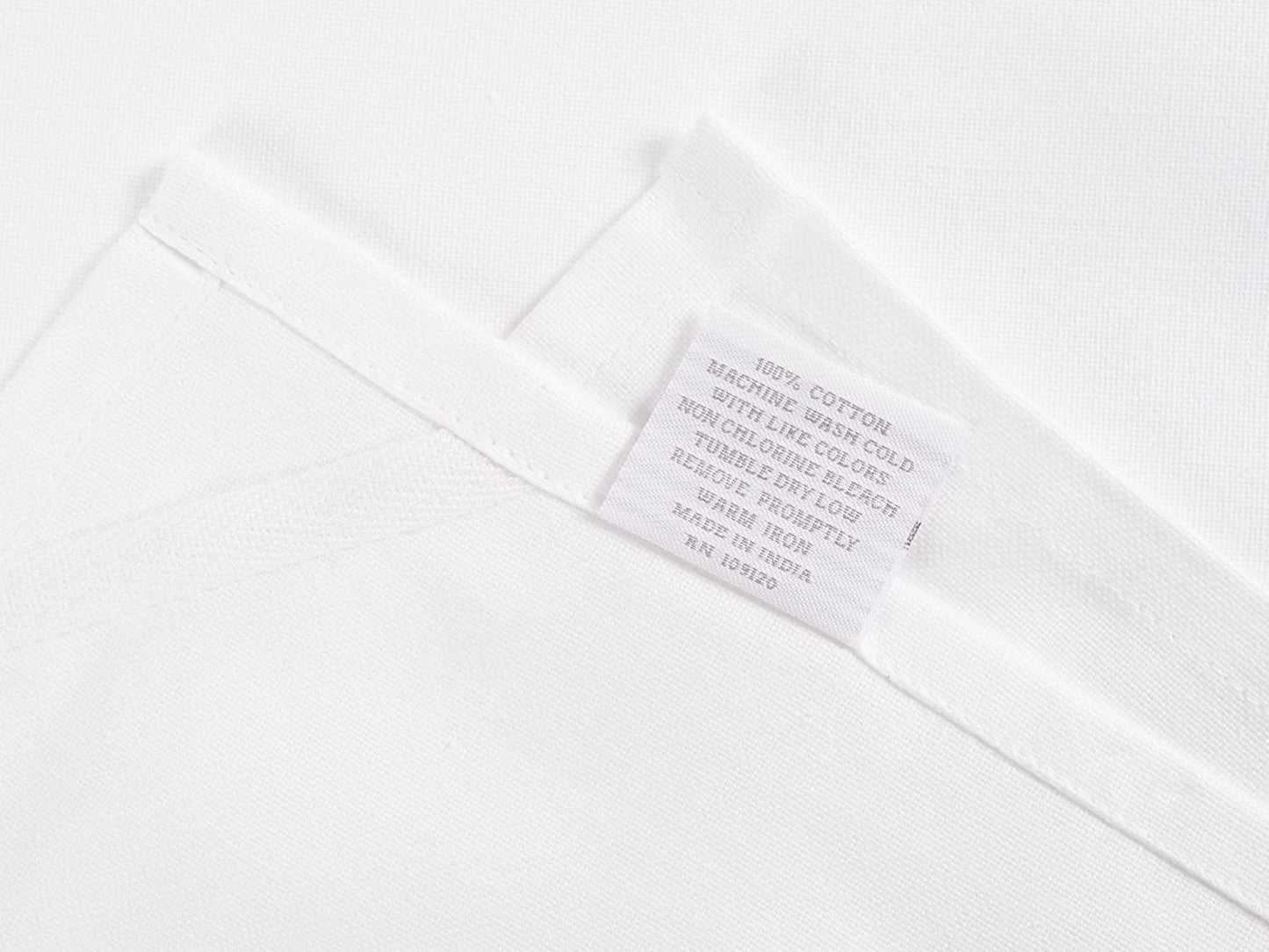 Plain Weave Blank White Set of 10- (20" × 30")