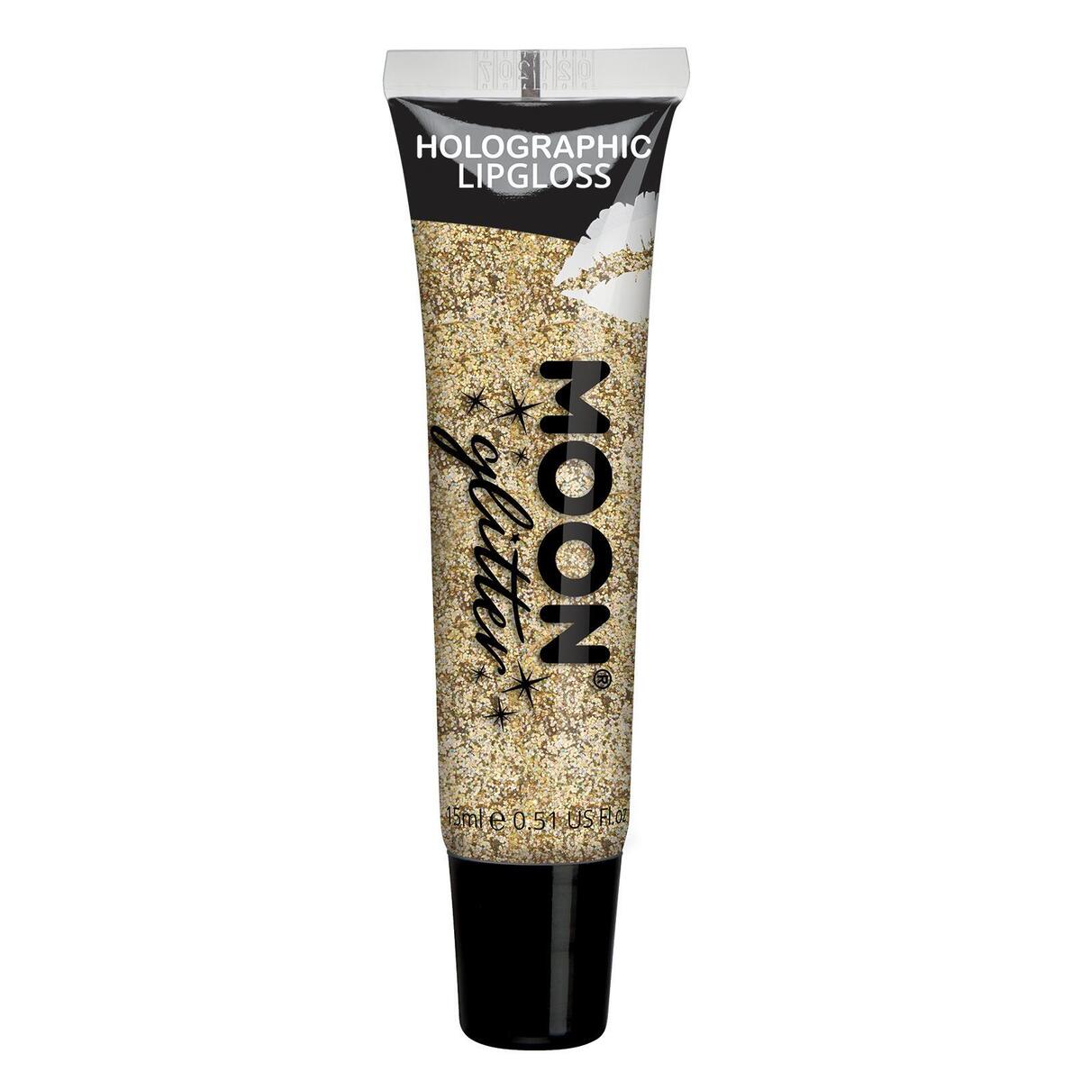 Holographic Fine Glitter Lipgloss,5g Gold