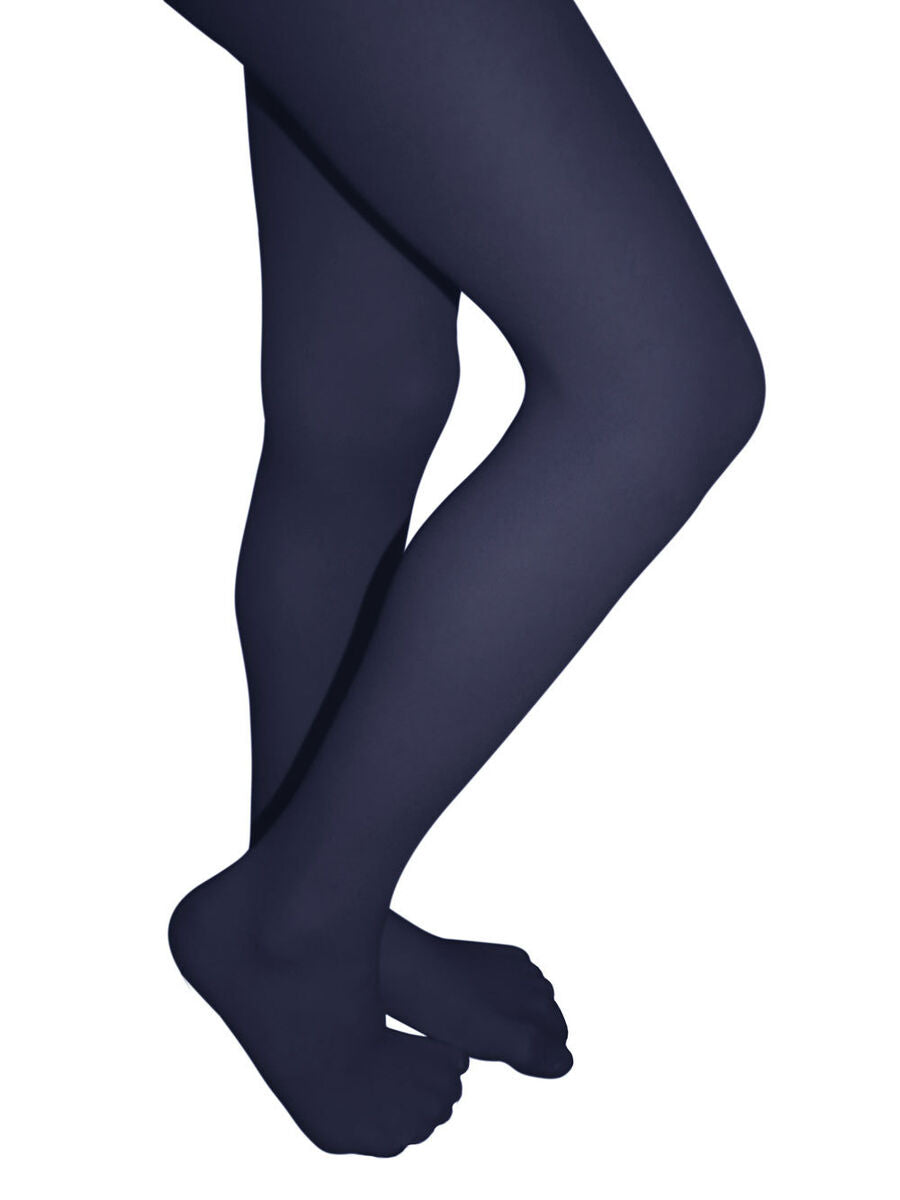 GIRLS OPAQUE NAVY TIGHTS