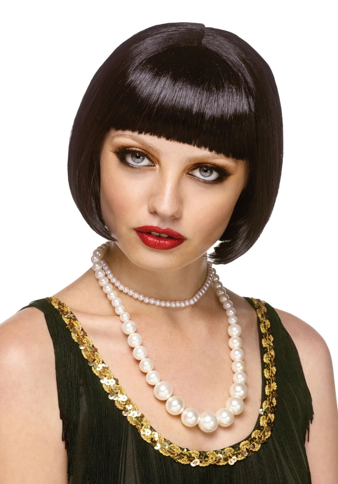 Flapper Wig Black