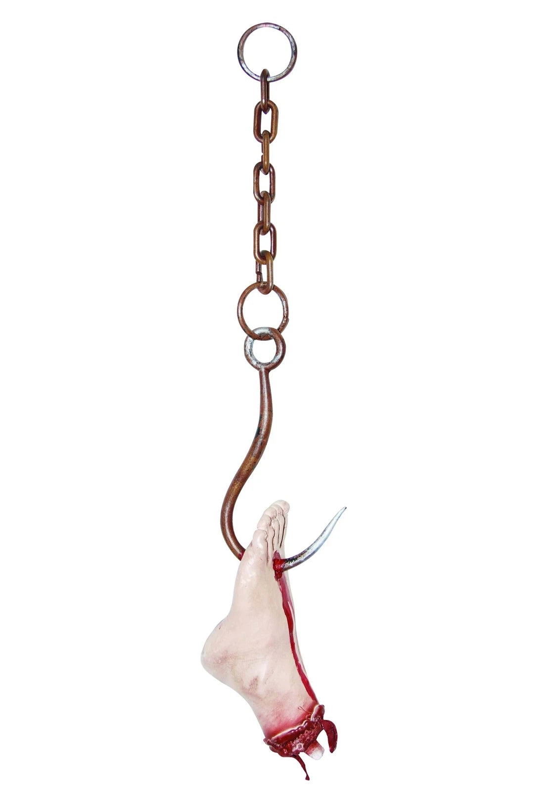 Bloody Foot on Hook 21" long