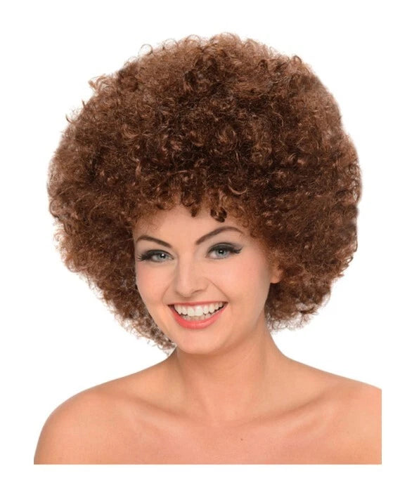 Brown Afro Wig