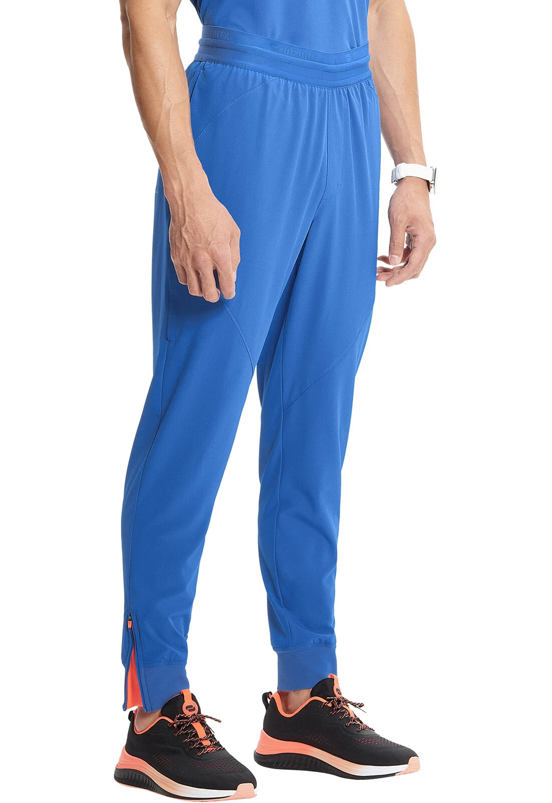 Jogger de hombre tiro medio color royal