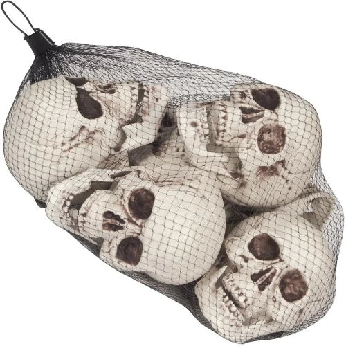 Skulls In Bag 6pcs