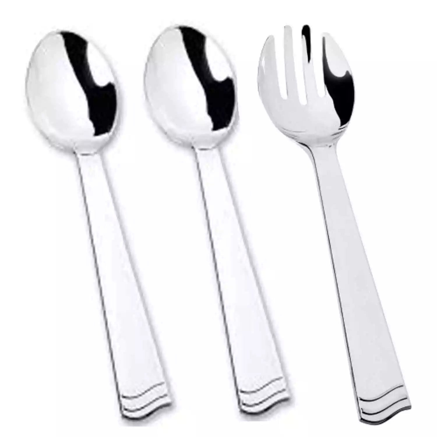 3 Piece Serving Set Silver - Polished