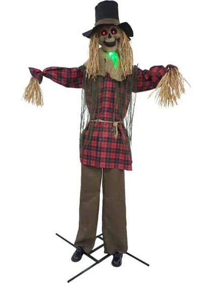 98.4" Standing Animated Scarecrow
