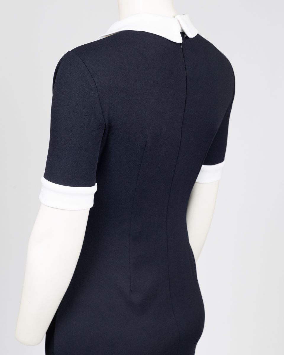 Dress Navy /Off White - Shelby Palmer