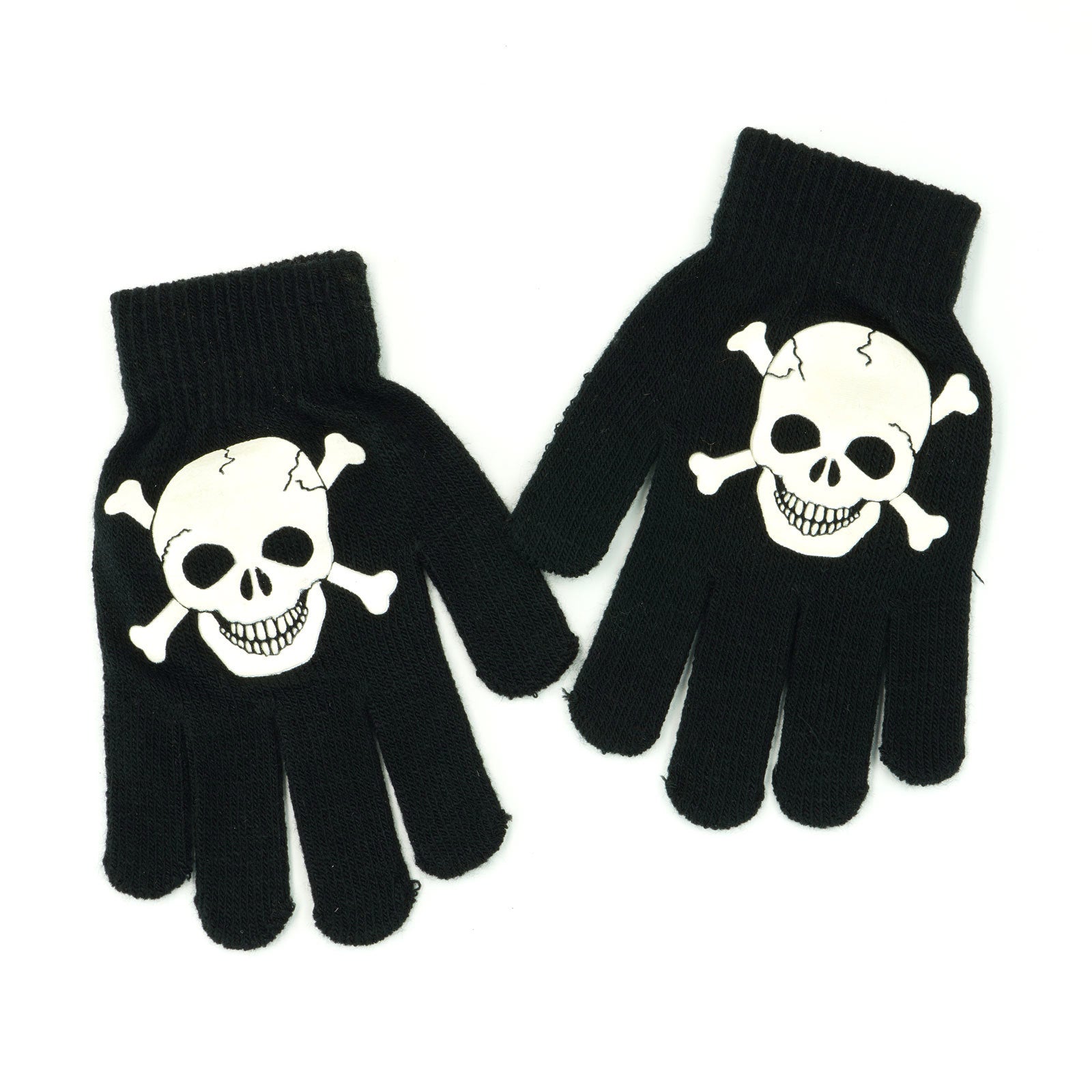 Funny Bones Ghoulish Glow in the Dark Gloves