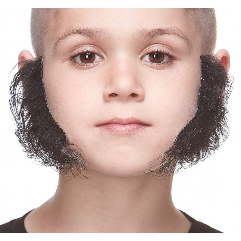 Sideburns for Kids, black