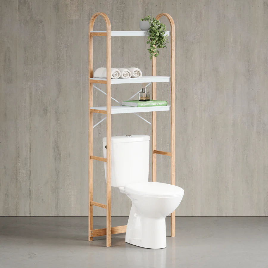 BELLWOOD OVER THE TOILET SHELF WHITE/NATURAL