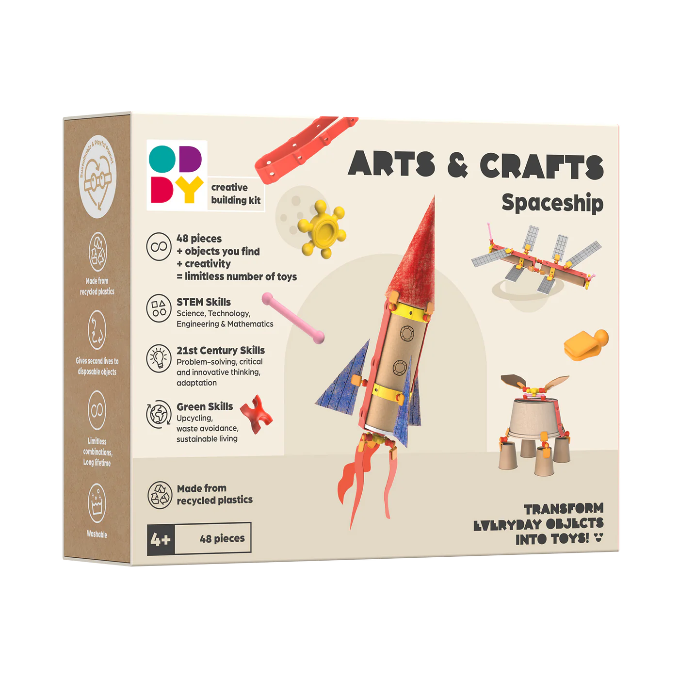 Oddy Arts and Crafts Spaceship Building Kit