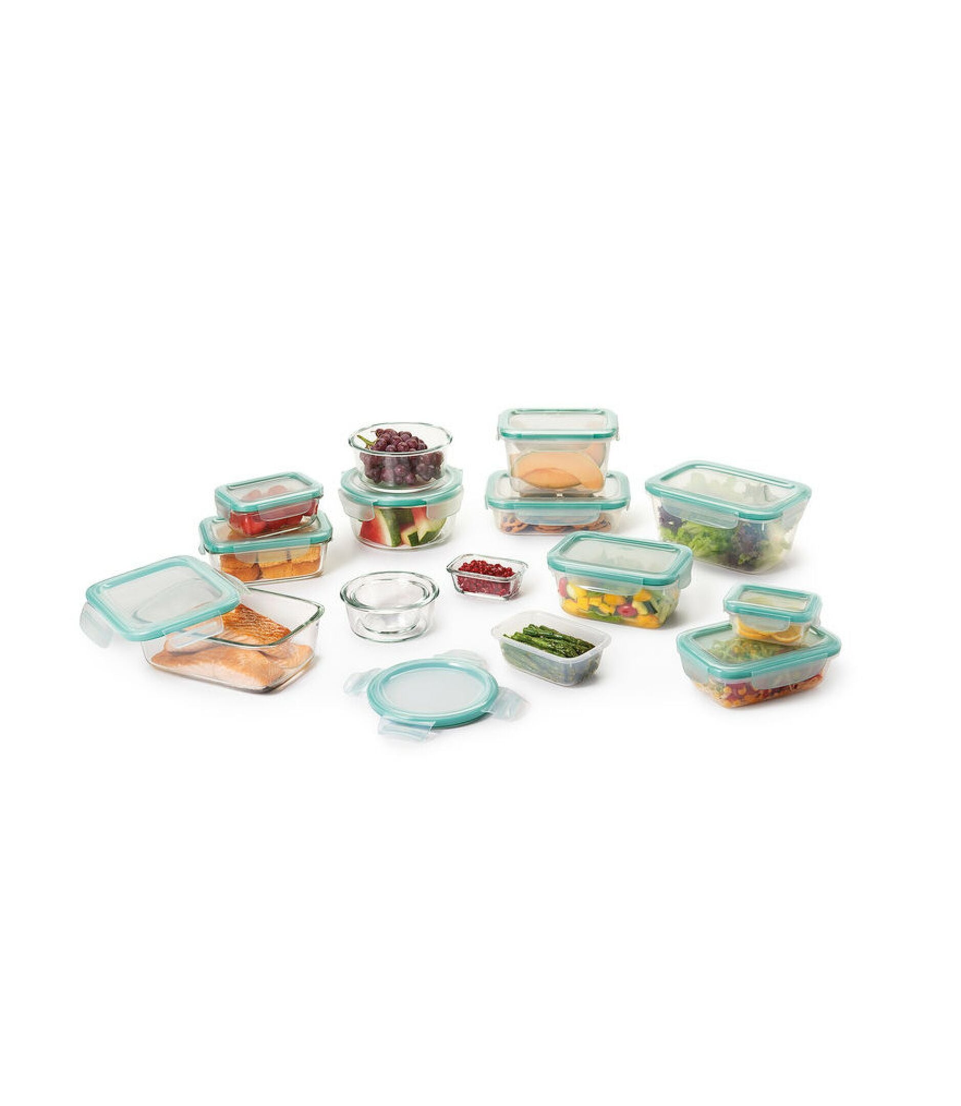 OXO Good Grips 30 Piece Smart Seal Glass & Plastic Container Set
