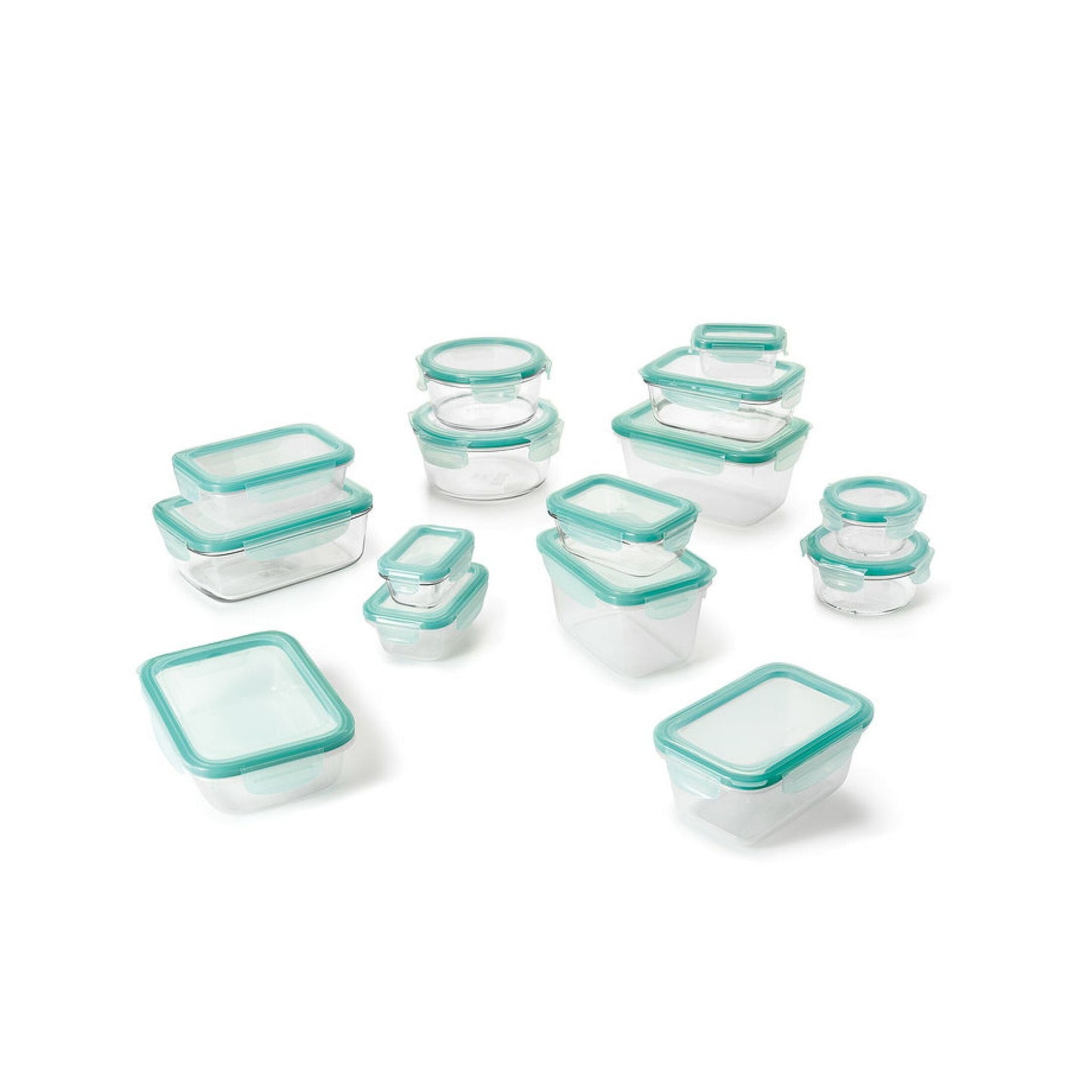OXO Good Grips 30 Piece Smart Seal Glass & Plastic Container Set
