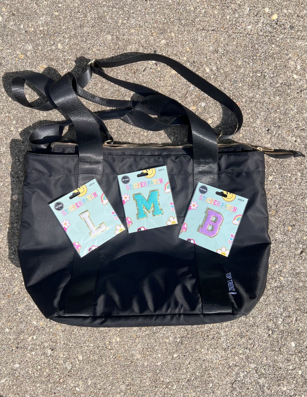 Chenille Sticker Patches- Initials Collection ( Q - Z )