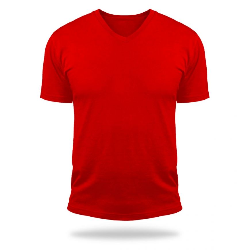 T-shirt V Men Red - Everfit