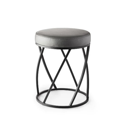 Twist Vanity Stool ( Black/Grey)