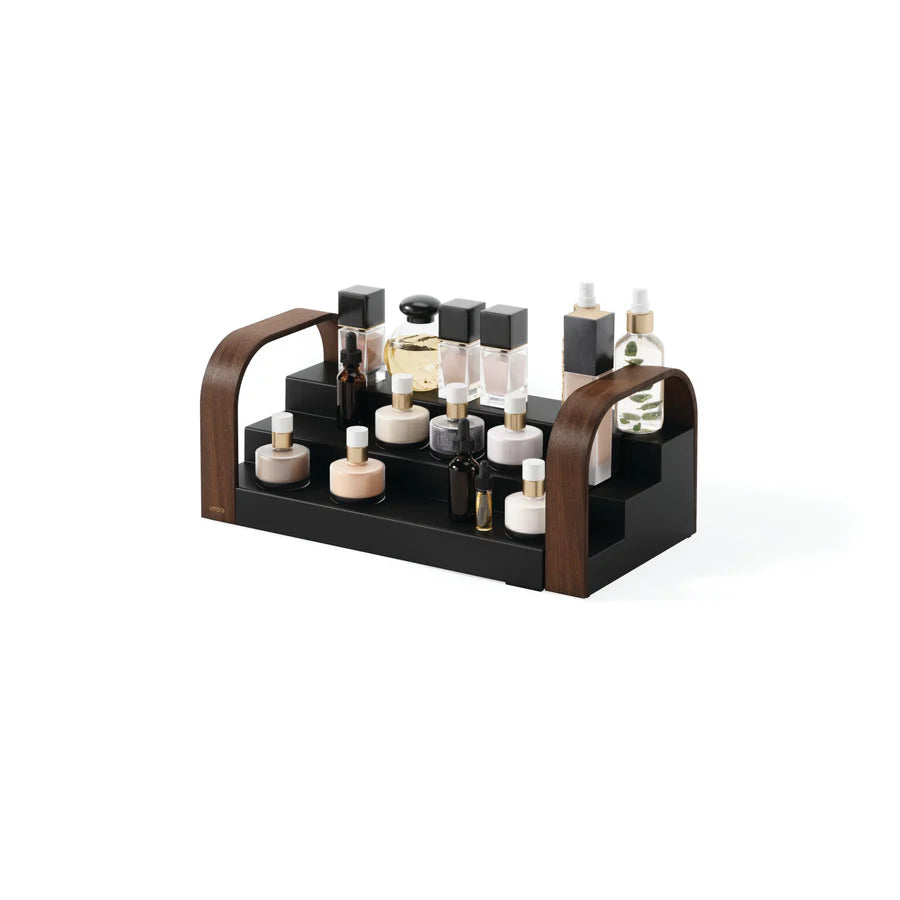Bellwood 3-Tier Spice Shelf Balck/Walnut