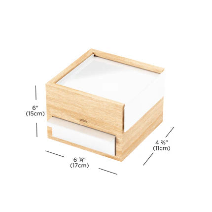 Stowit Mini Storage Box White-Natural