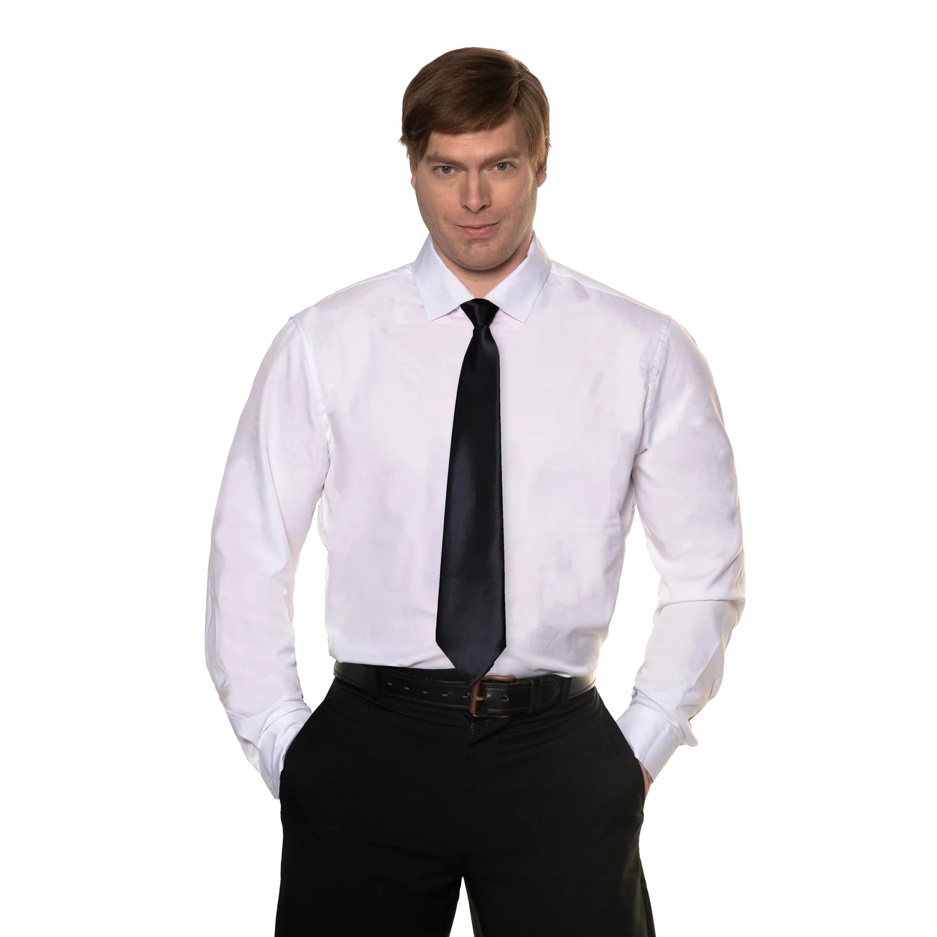 Black Zip Up Tie for Adults