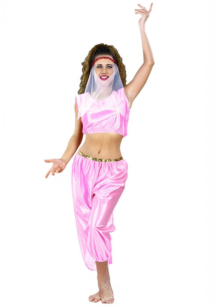 Harem Girl Pink - Halter & Pan