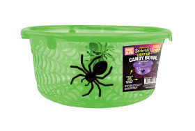 Translucent Spiderweb LED Candy Bowl