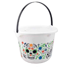 Day of the Dead LED Bucket