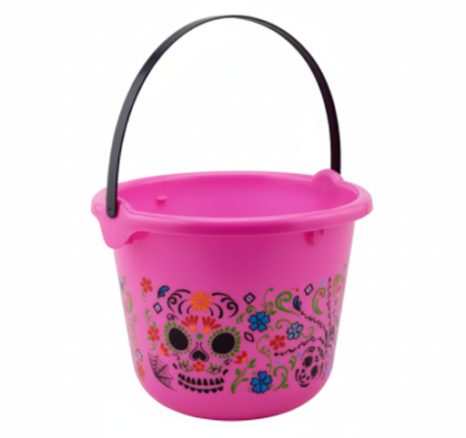 Day of the Dead LED Bucket