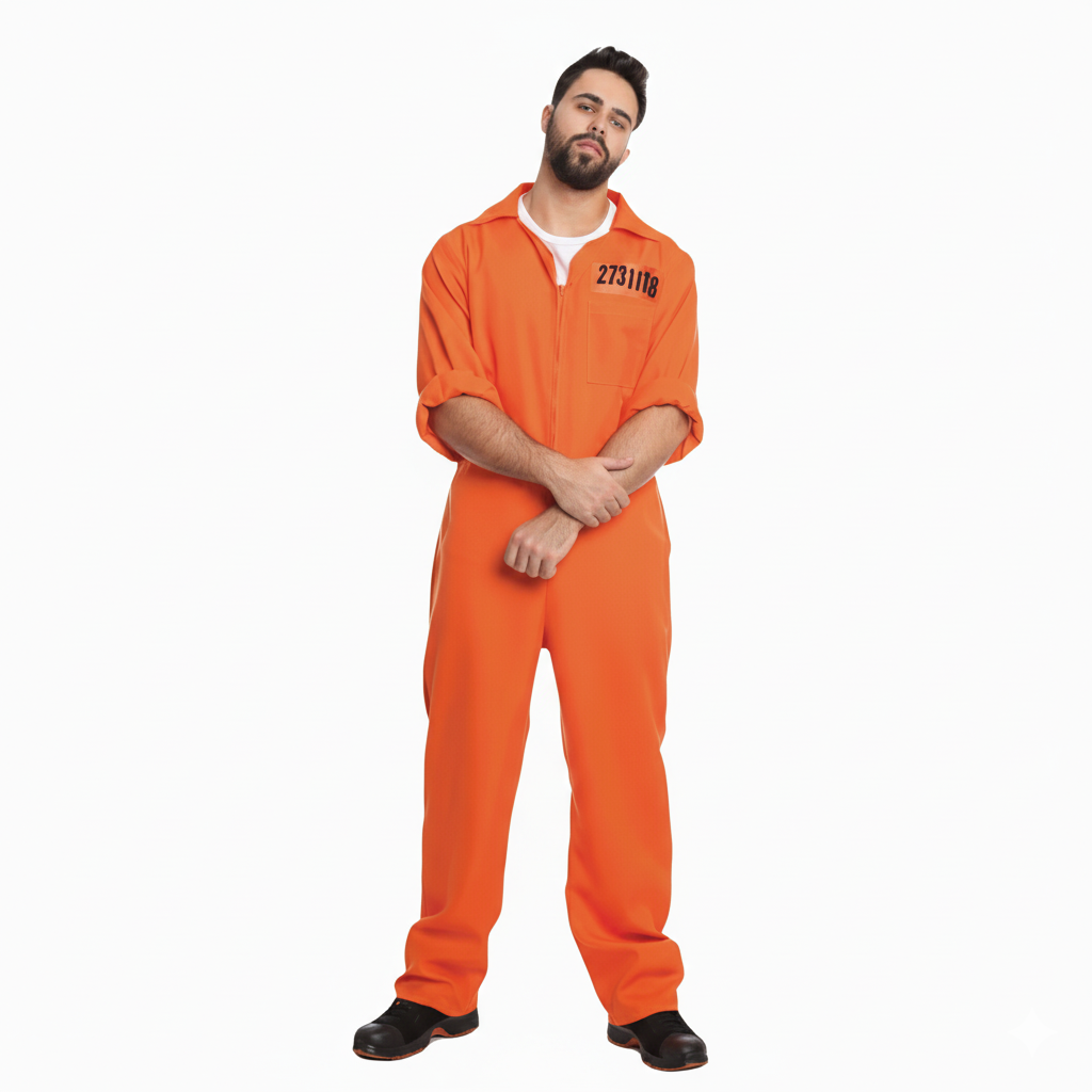 Orange Prisoner Jumpsuit