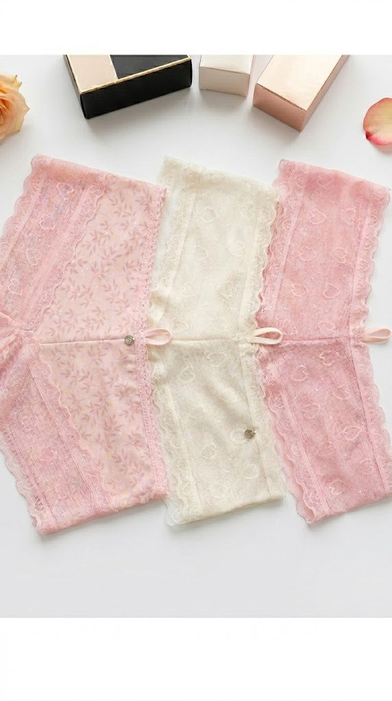 Panty Con encaje PAQ X3