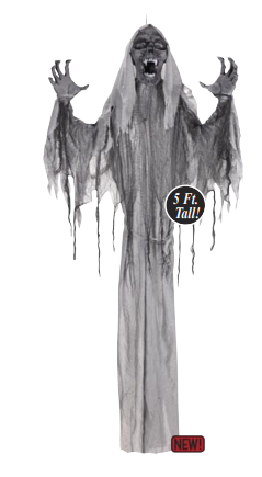 5 FT Hanging Animated Reaper
