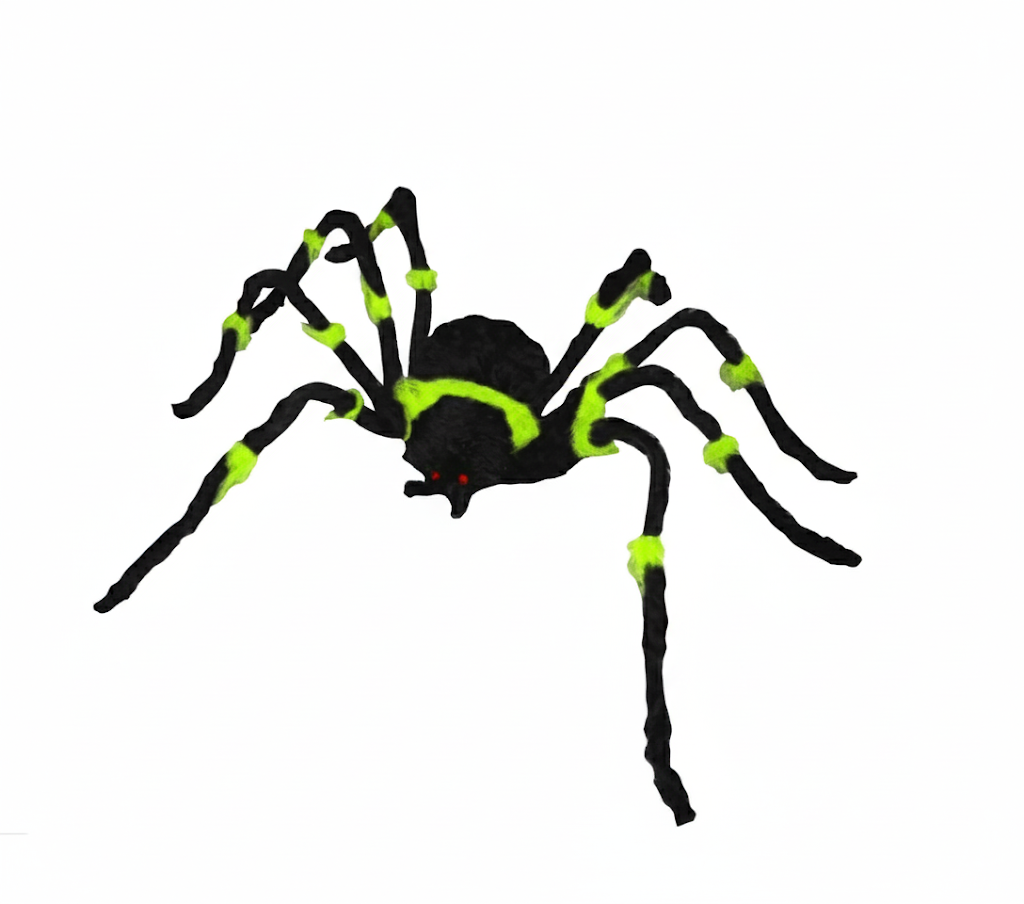 48in Hairy Spider Green