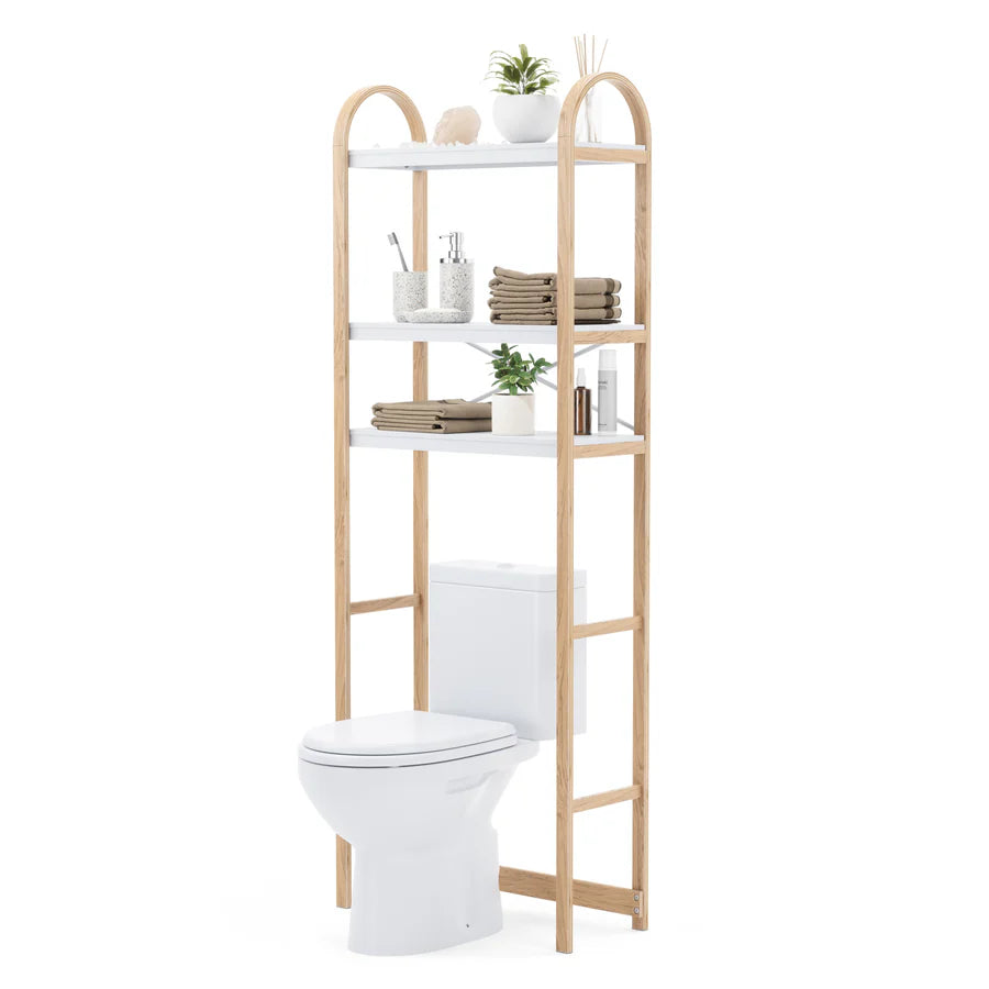 BELLWOOD OVER THE TOILET SHELF WHITE/NATURAL