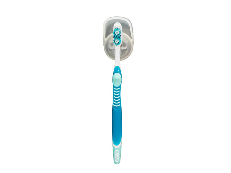 Suction Toothbrush Holder White