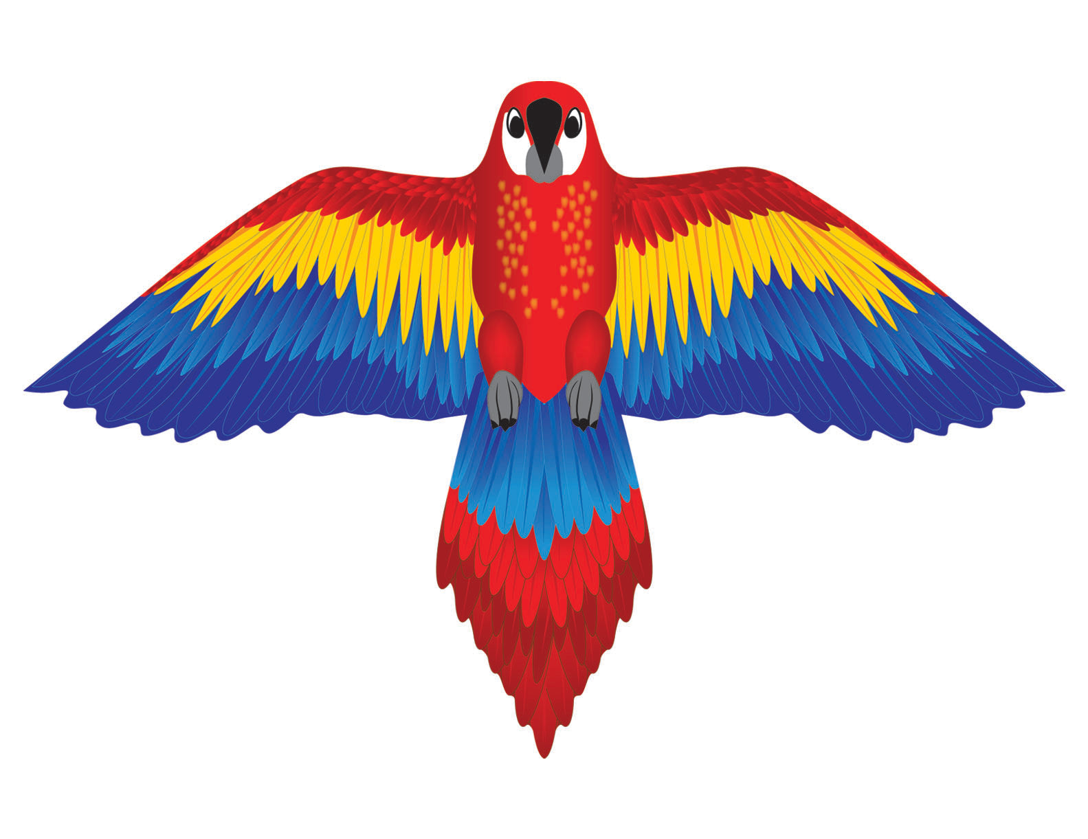 Microkite Kite Macaw & Frog Mini Kites, 2 pack