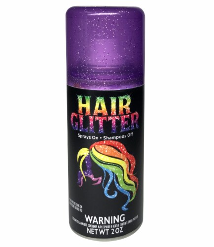 PURPLE GLITTER SPRAY