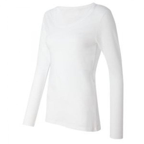 Silky Long Sleeve Underscrub T-Shirt White