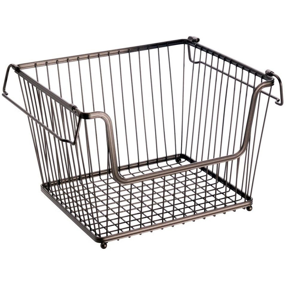 Large Stacking Basket Bronze