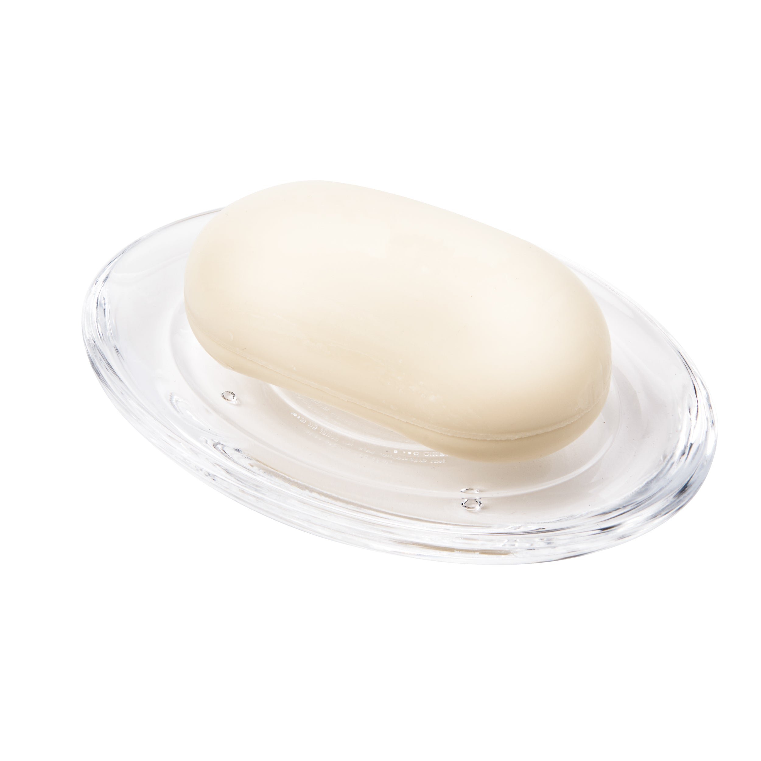 DROPLET SOAP DISH CLEAR
