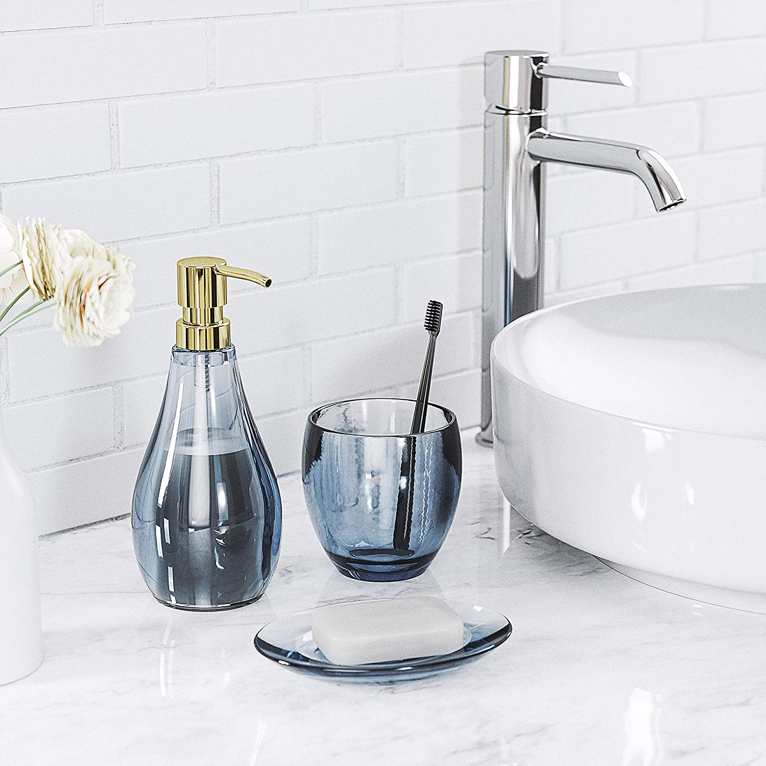 DROPLET SOAP PUMP DENIM