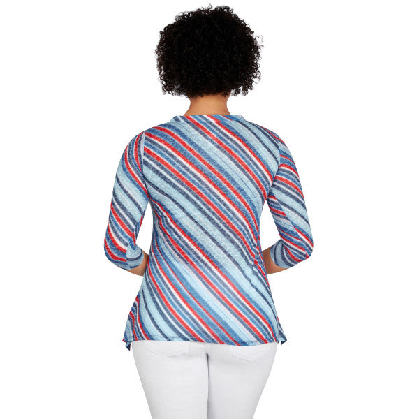 Blouse Azure multi - Ruby Rd