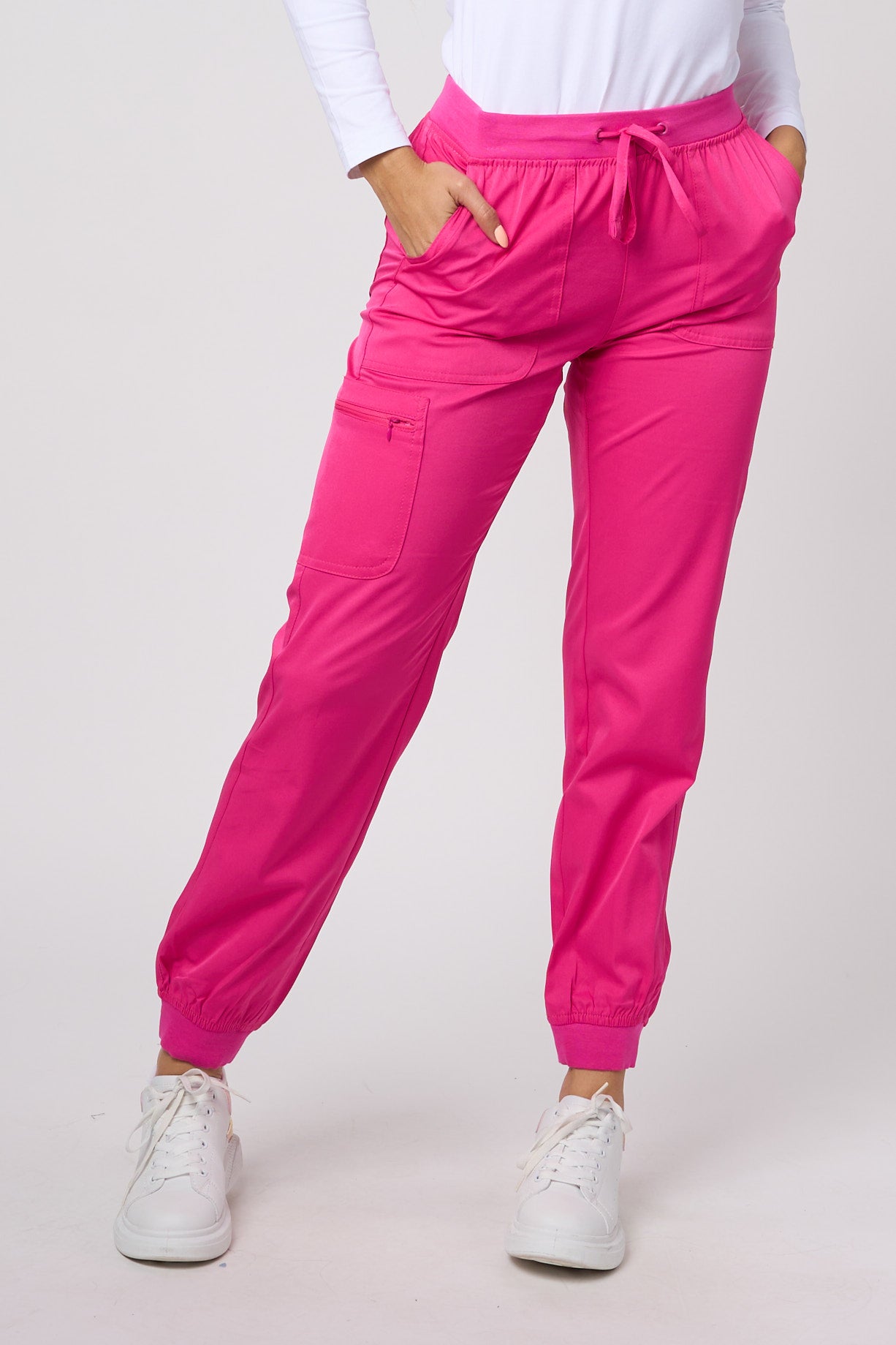 JOGGING PANTS 4 WAY STRETCH FUCHSIA