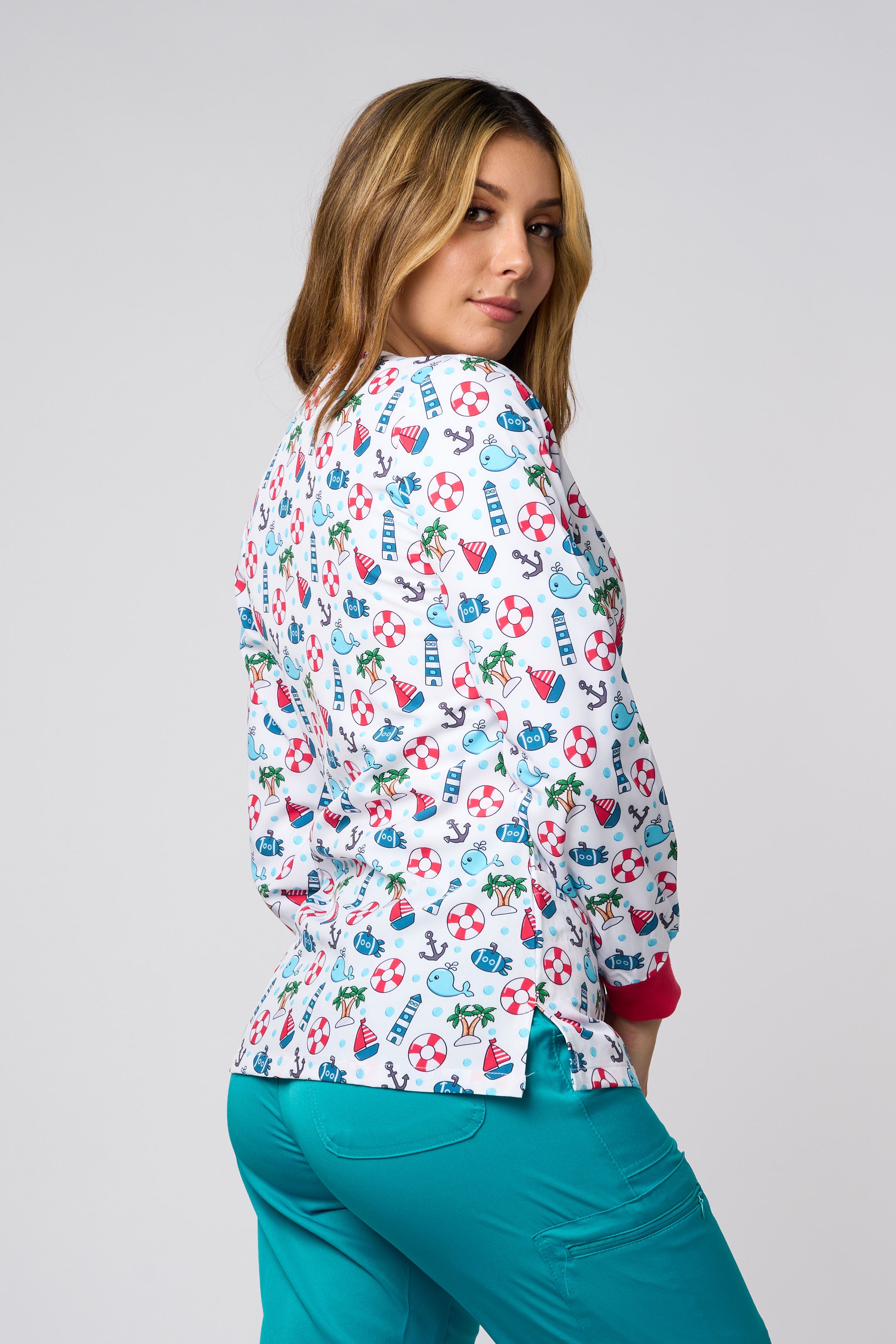 MARINE PRINTED JACKETS