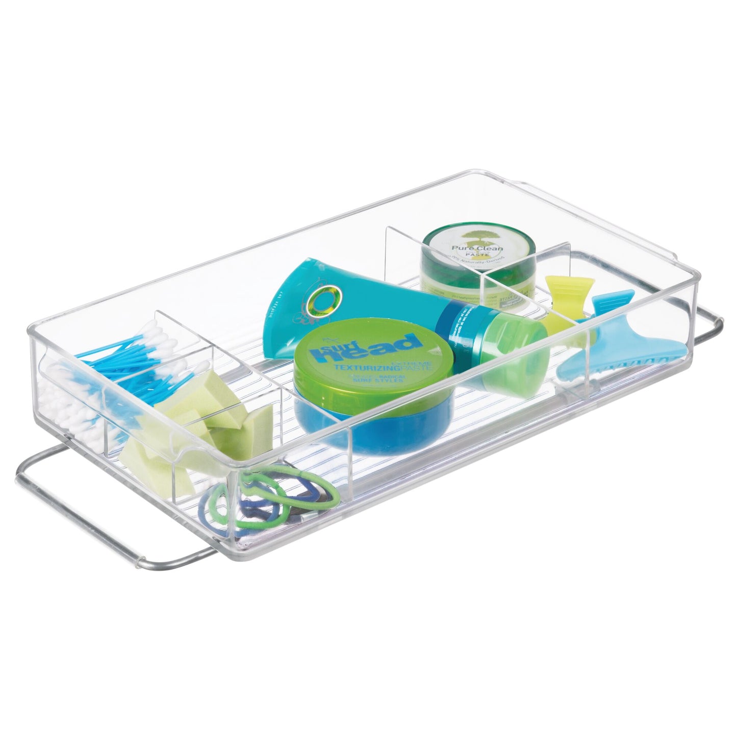 Organizador de baño sobre fregadero