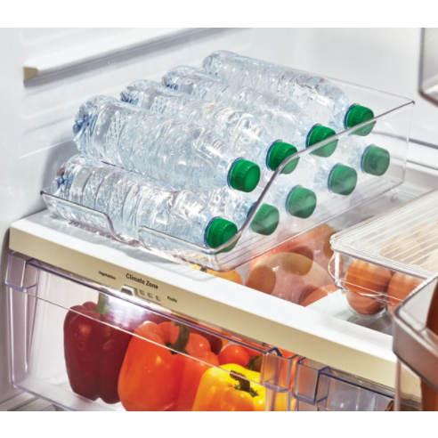Clear Water Bottle Holder Fridge Bin