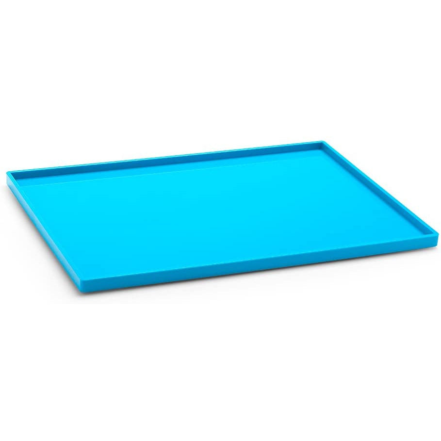 Large Slim Tray Pool Blue 13.75"L x 9.75"W x 0.5"D