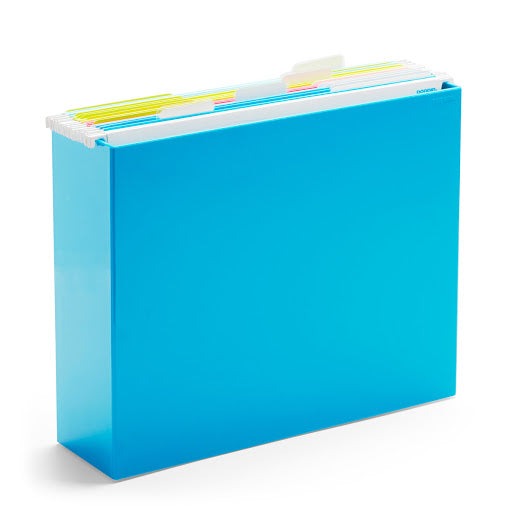 File Box Pool Blue 12.25" x 3.75" x 9.75"
